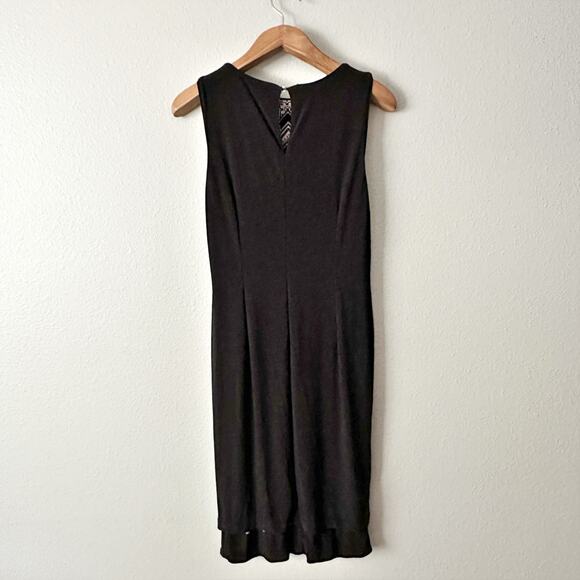 WHBM Reversible Sleeveless Midi Sheath‎ Scarf Print Dress women's size medium - Picture 12 of 14